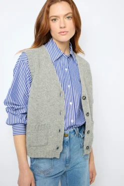 Sleeveless cardigan - JOSSELYN