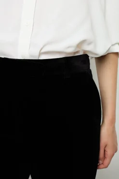 Smooth velvet pants - NORA