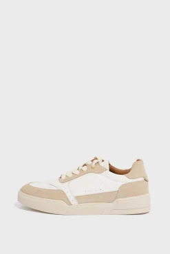 Sneakers aus Leder und Wildleder - NINA
