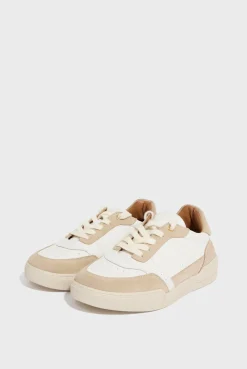Sneakers aus Leder und Wildleder - NINA
