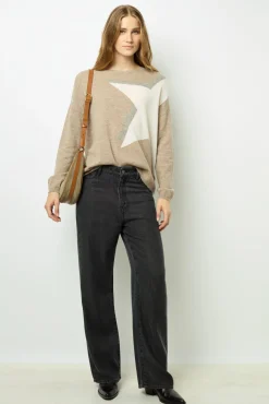 Star cashmere sweater - JANELA