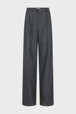 Straight cut herringbone pants - NADYGE