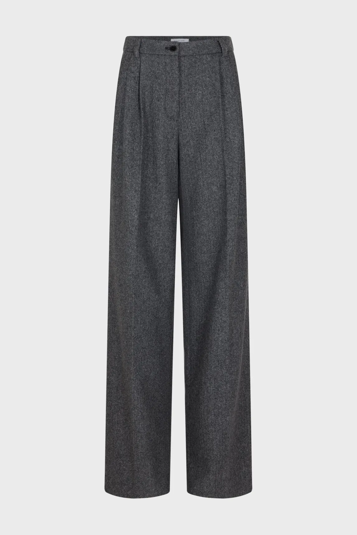 Straight cut herringbone pants - NADYGE