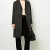 Straight cut wool coat - LATHICIA