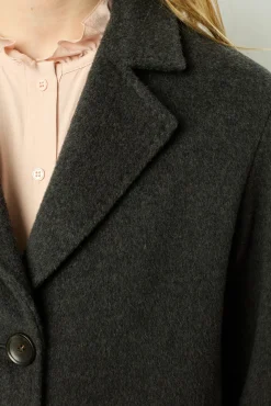 Straight cut wool coat - LATHICIA