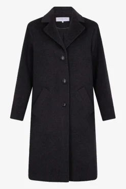 Straight cut wool coat - LATHICIA
