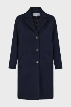 Straight cut wool coat - LATHICIA