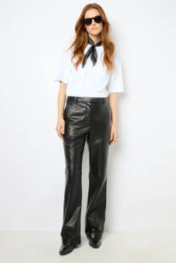 Straight leather pants - NOOR