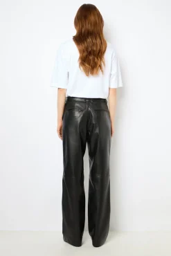 Straight leather pants - NOOR