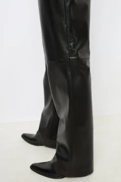 Straight leather pants - NOOR
