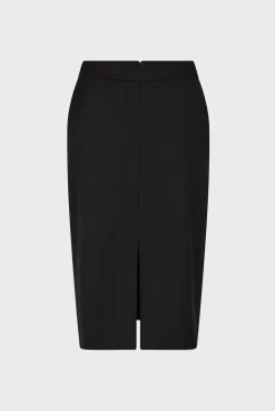 Straight mid-length skirt - CLEA