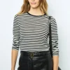 Striped fine wo"])self.__next_f.push([1,"ol T-shirt - ATHENAIS