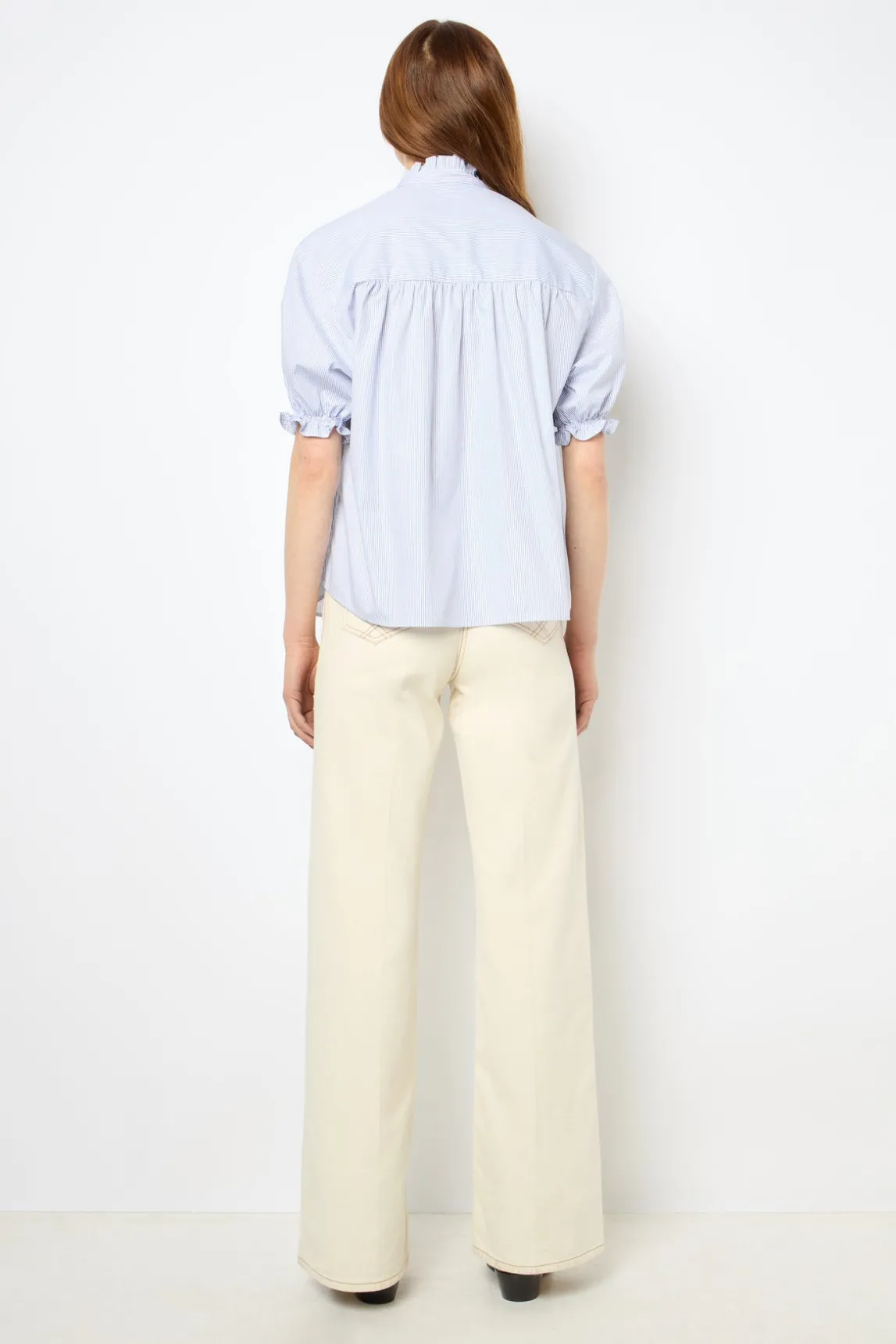 Striped popelin blouse - BAO