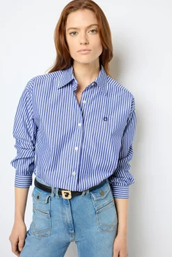 Striped poplin shirt - ARMENY