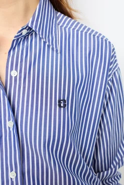 Striped poplin shirt - ARMENY
