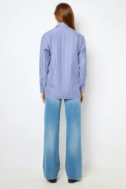 Striped poplin shirt - ARMENY