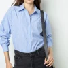 Striped rhinestone shirt - BALLIE