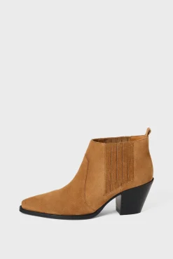 Suede heeled boots - JESSE