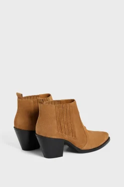 Suede heeled boots - JESSE