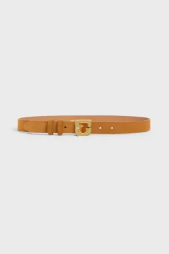 Suede leather signature belt - LE LAUREN