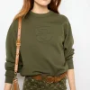 Sweatshirt with a logo - ADRIENNE
