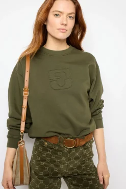 Sweatshirt with a logo - ADRIENNE