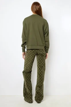 Sweatshirt with a logo - ADRIENNE