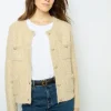 Thick cardigan with sequins - JANELLY