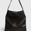 Totebag in washed sheep leather - LADY