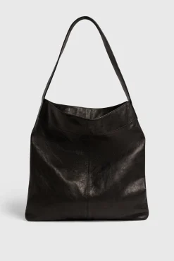 Totebag in washed sheep leather - LADY
