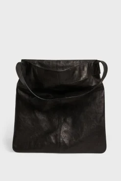 Totebag in washed sheep leather - LADY