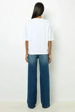 Tricolor monogrammed t-shirt - ALEXANDRINE