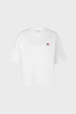 Tricolor monogrammed t-shirt - ALEXANDRINE