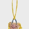 Tricolor raffia charm - CHARM 24