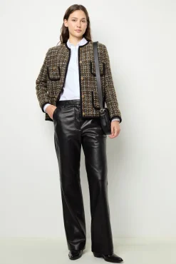 Tweed jacket with braid - MARGAUX
