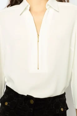 Velvet straight blazer - MAEVA