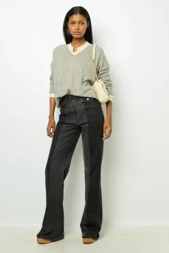 V-neck cashmere sweater - JANETTE