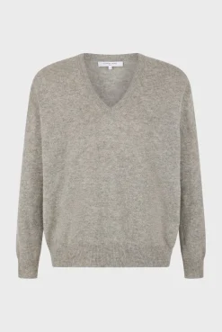 V-neck cashmere sweater - JANETTE