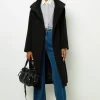 Waisted full-length coat - LANIE
