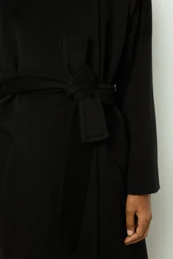 Waisted full-length coat - LANIE