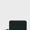 Wallet in leather metallic inside - WALLET