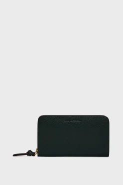 Wallet in leather metallic inside - WALLET