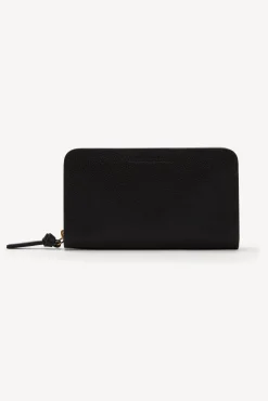 Walletin grainy leather metallic inside- WALLET