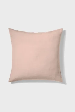 Washed linen pillowcase - antique rose