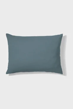 Washed linen pillowcase - midnight blue