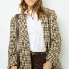 Wide check jacket - MANUELLE