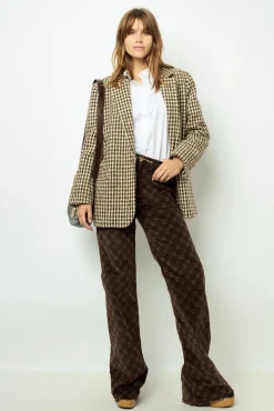 Wide check jacket - MANUELLE