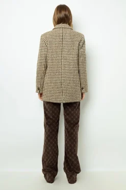 Wide check jacket - MANUELLE