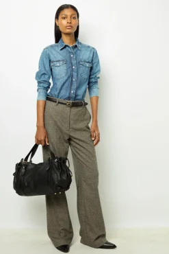 Wide-leg print pants - DALI