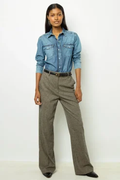 Wide-leg print pants - DALI